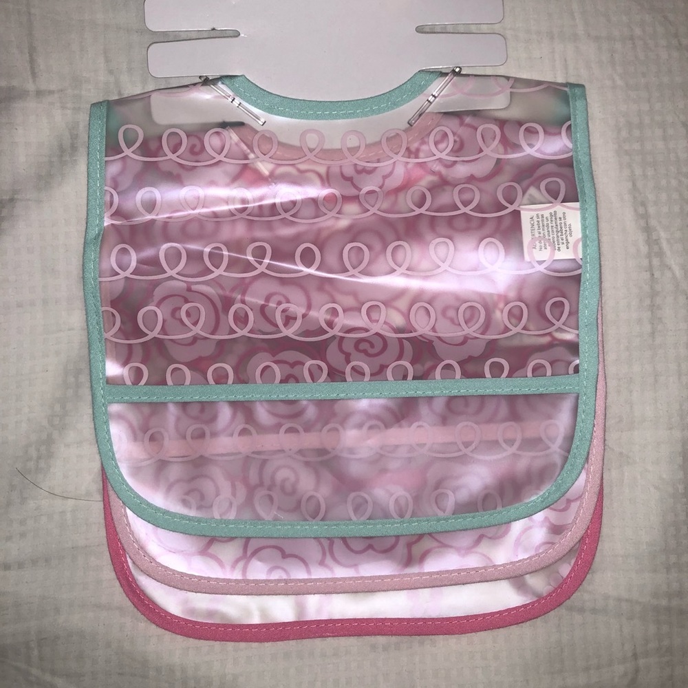 Brand New! Different types of bibs.